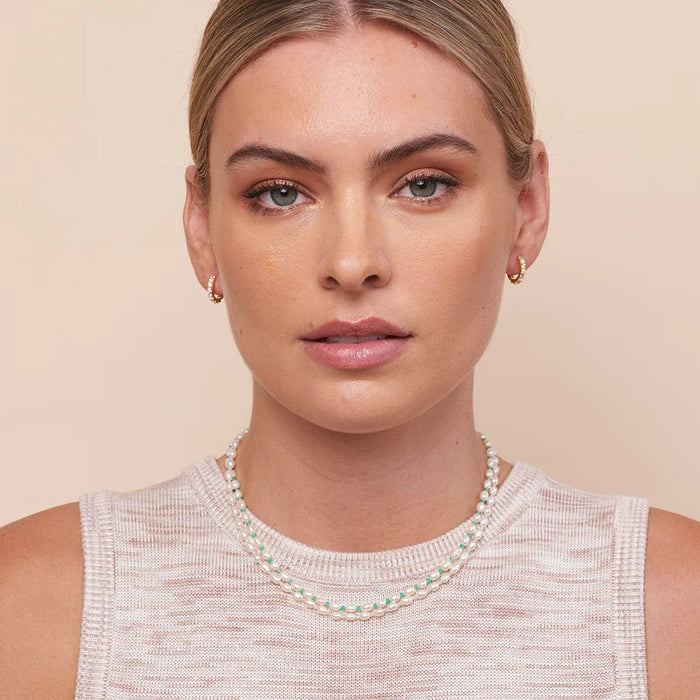 Sayla Pearl Necklace - Green - Sare StoreJolie & DeenNecklace