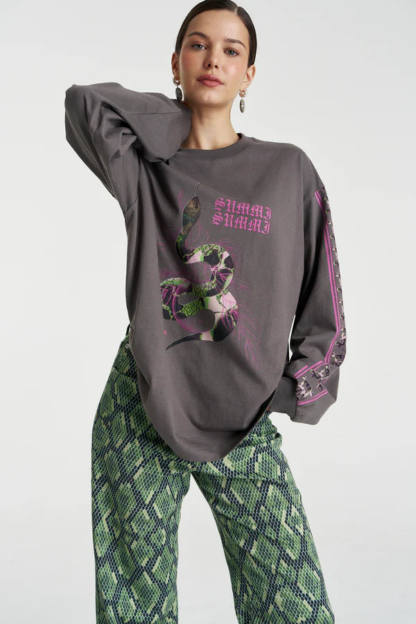 Eden LS Tee - Shadow