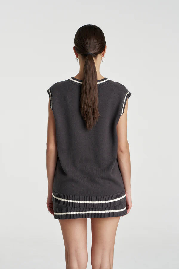Summi Knit Vest - Shadow