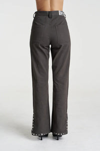 Studded Easy Jean - Shadow