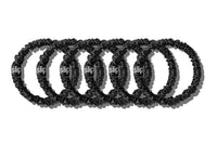 Silk Skinny Srunchies - Black - Sare StoreSlipScrunchies