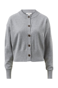 Soft Crew Cardi - Grey Marle - Sare StoreCeres LifeCardigan