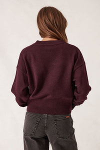 Soft Crew Cardi - Wine - Sare StoreCeres LifeCardigan