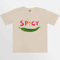 Spicy T-Shirt Ivory - Sare StoreMaku The Label