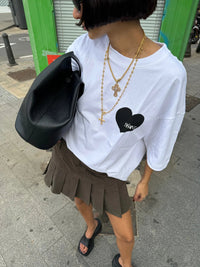 SŚAINT Heart Tee: Black - Sare StoreSsaintTee