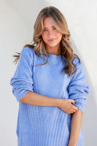 St Moritz Knit - Blue - Sare StoreSare StoreKnitwear