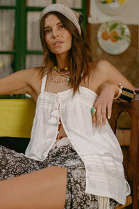 Stevie Lace Cami - Camellia - Sare StoreSPELLTops
