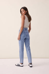 Straight Jean In Organic Cotton - Vintage Blue - Sare StoreCeres LifeJeans