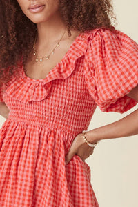 Strawberry Fields Mini Dress - Strawberry - Sare StoreSpellDress