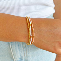 Sunny Bracelet Set - Coral - Sare StoreArms Of EveBracelet