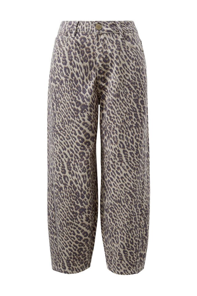 Tapered Barrel Jean - Leopard - Sare StoreCeres LifeJeans