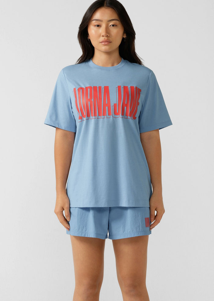 Team Lorna Jane Relaxed Tee - Moontide - Sare StoreLorna Janeactivewear