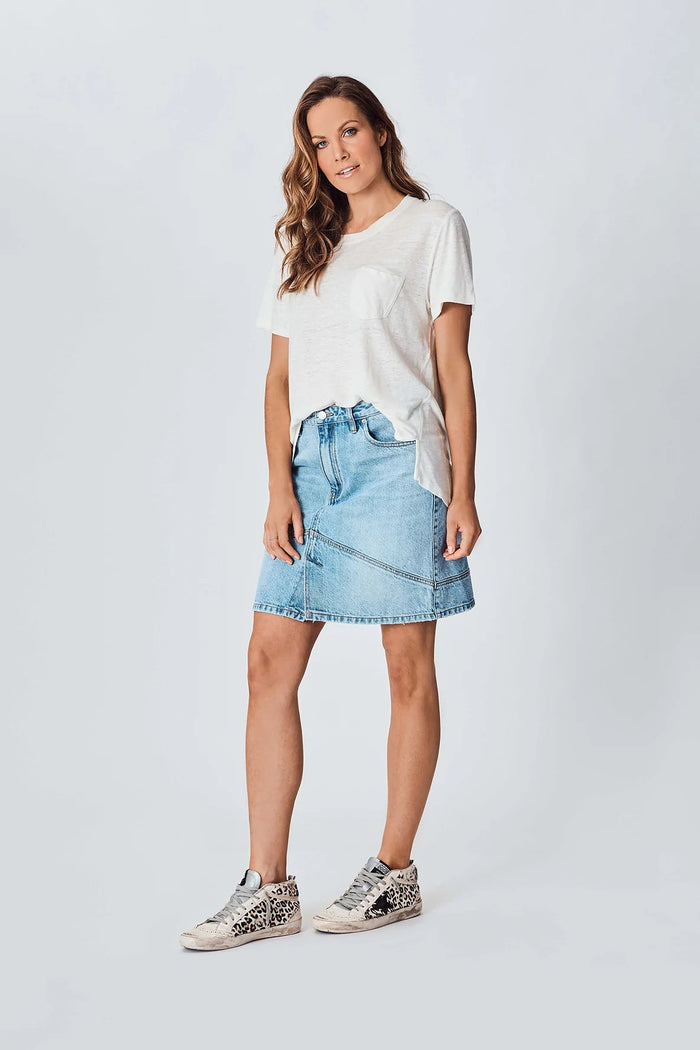 The Denim Mini Skirt - Mid Blue - Sare StoreWe are the othersSkirt