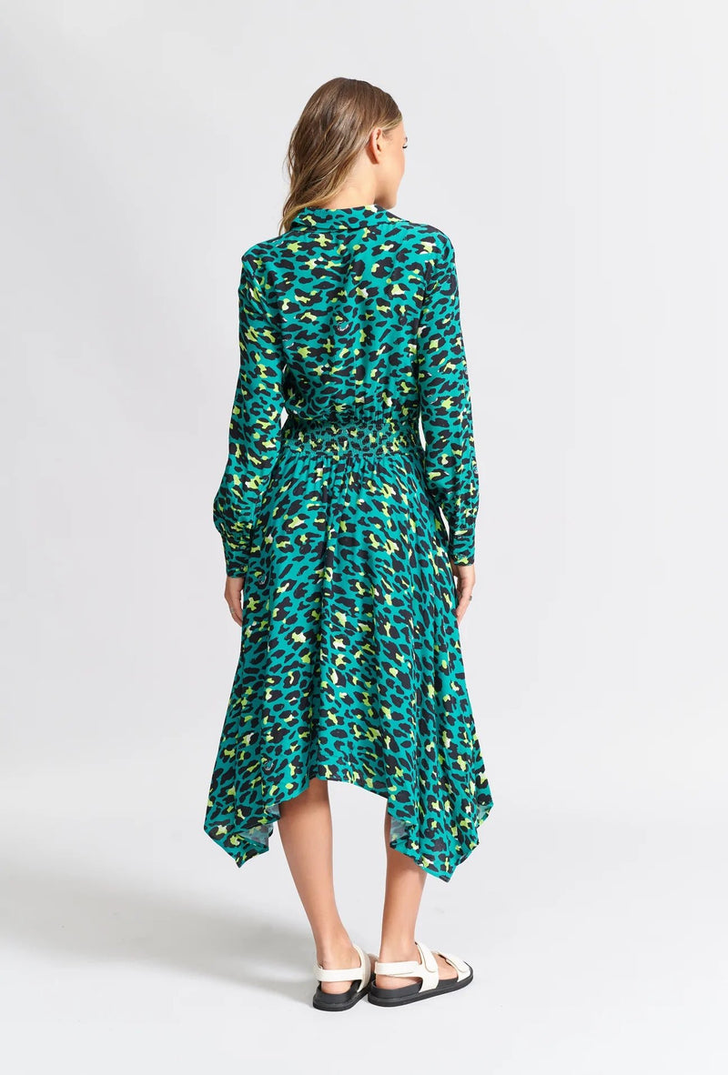 The Shirt Dress - Jade Lime Animal - Sare StoreWe are the othersDress