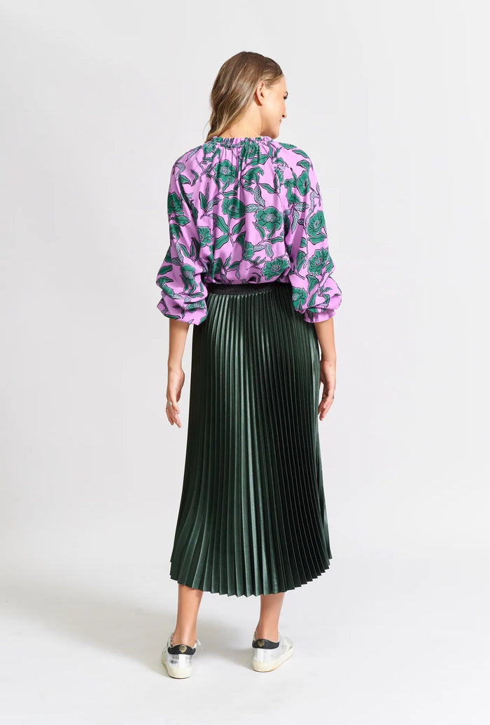 The Sunray Pleat Skirt - Forest Green - Sare StoreWe are the othersSkirt