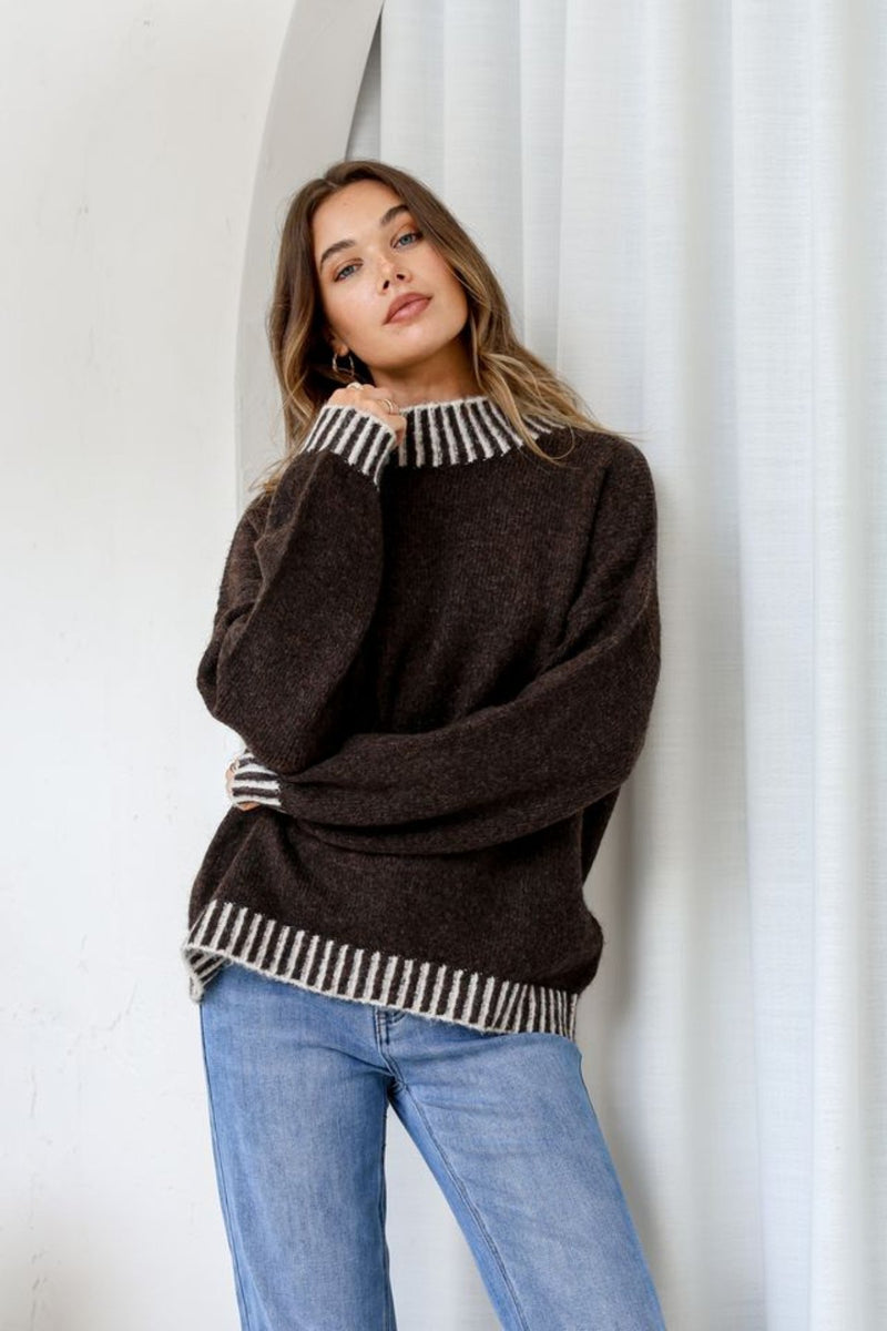 Tilly Knit - Chocolate - Sare StoreSare StoreKnitwear
