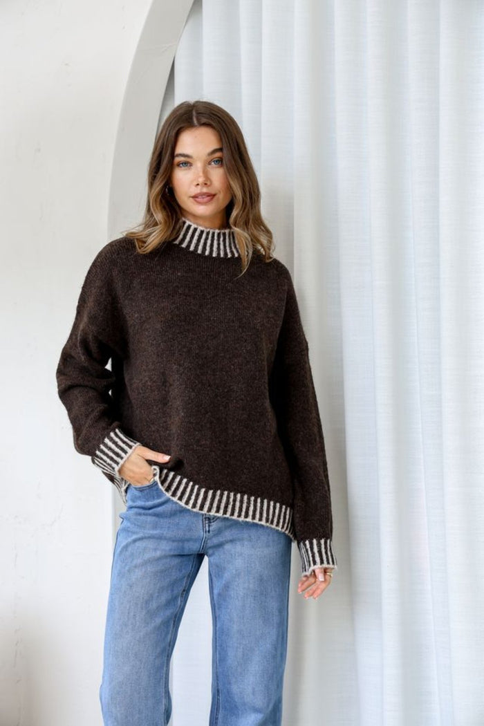 Tilly Knit - Chocolate - Sare StoreSare StoreKnitwear