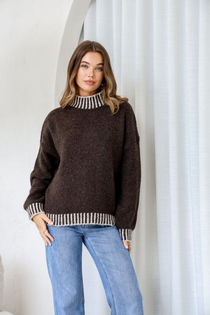 Tilly Knit - Chocolate - Sare StoreSare StoreKnitwear