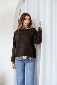 Tilly Knit - Chocolate - Sare StoreSare StoreKnitwear