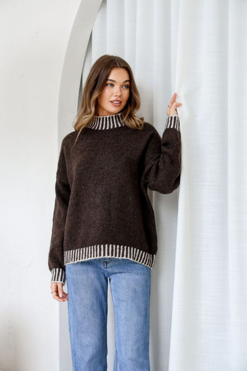 Tilly Knit - Chocolate - Sare StoreSare StoreKnitwear