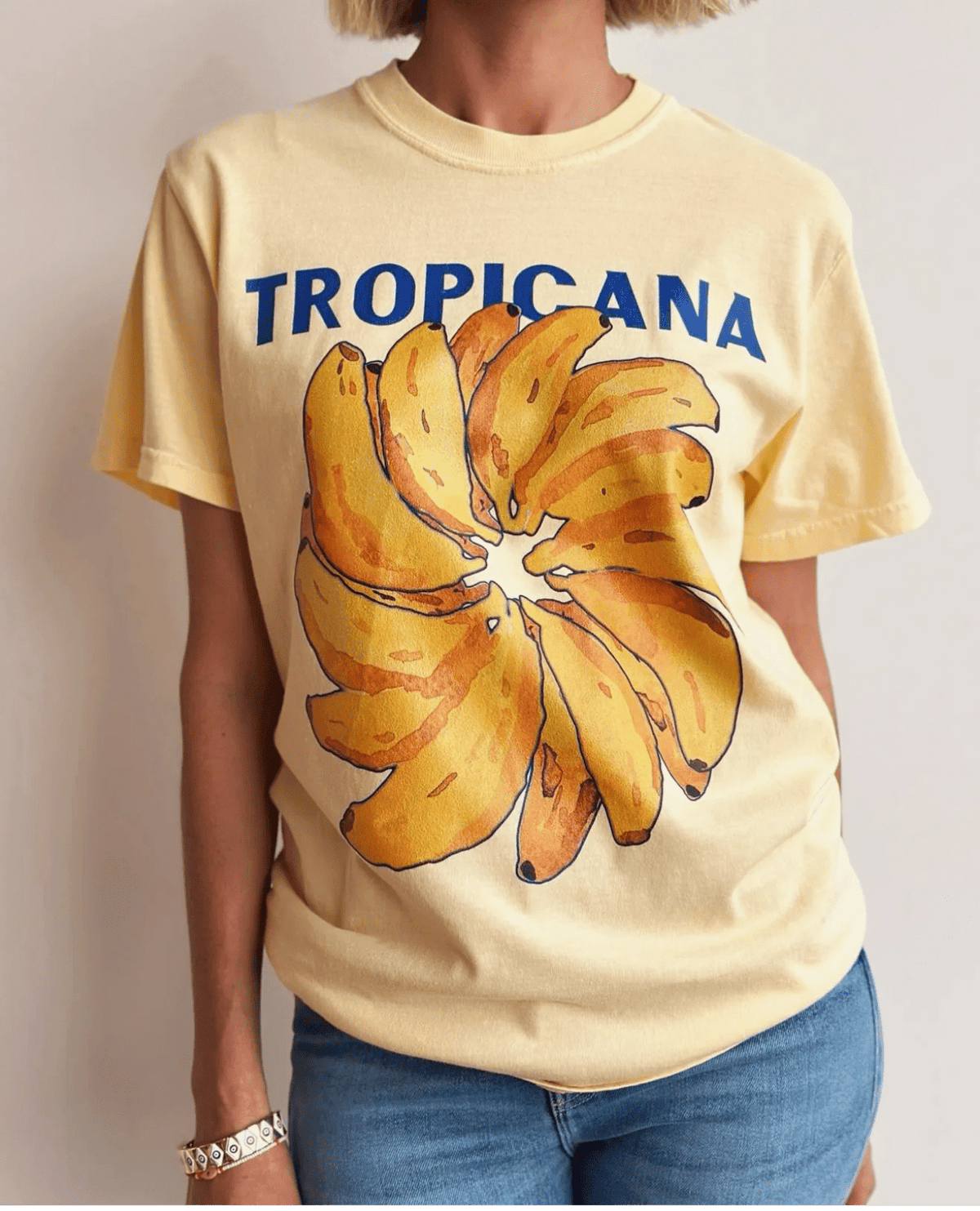 Tropicana Banana T-Shirt - Butter - Sare StoreMaku The LabelTee