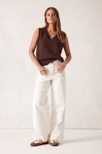 V Neck Knit Vest - Winter Choc - Sare StoreCeres LifeVest