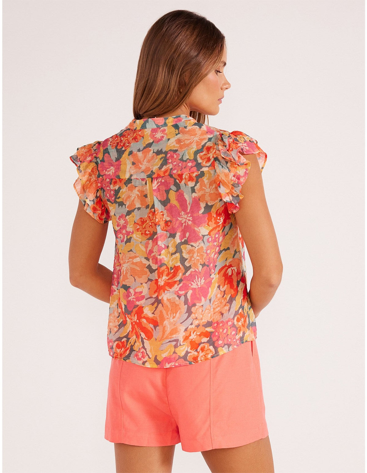 Valla Frill Blouse - Sare StoreMink PinkBlouse