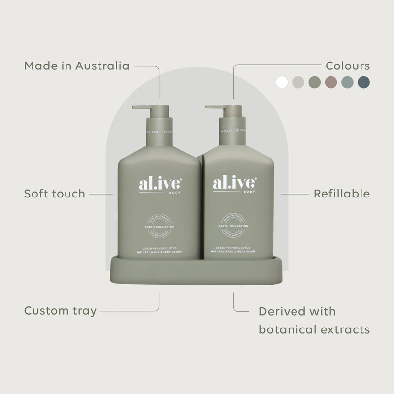 Wash & Lotion Duo - Green Pepper & Lotus