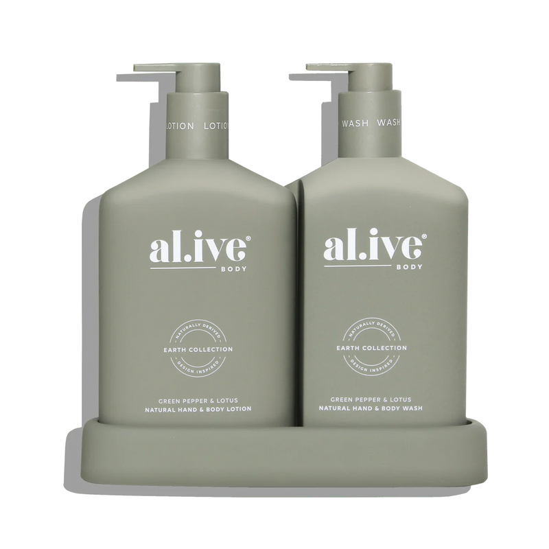 Wash & Lotion Duo - Green Pepper & Lotus