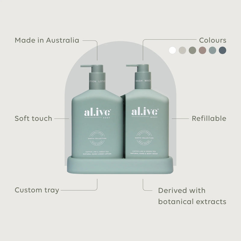 Wash & Lotion Duo - Kaffir Lime & Green Tea