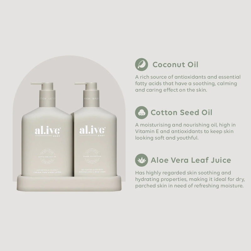 Wash & Lotion Duo - Sea Cotton & Coconut