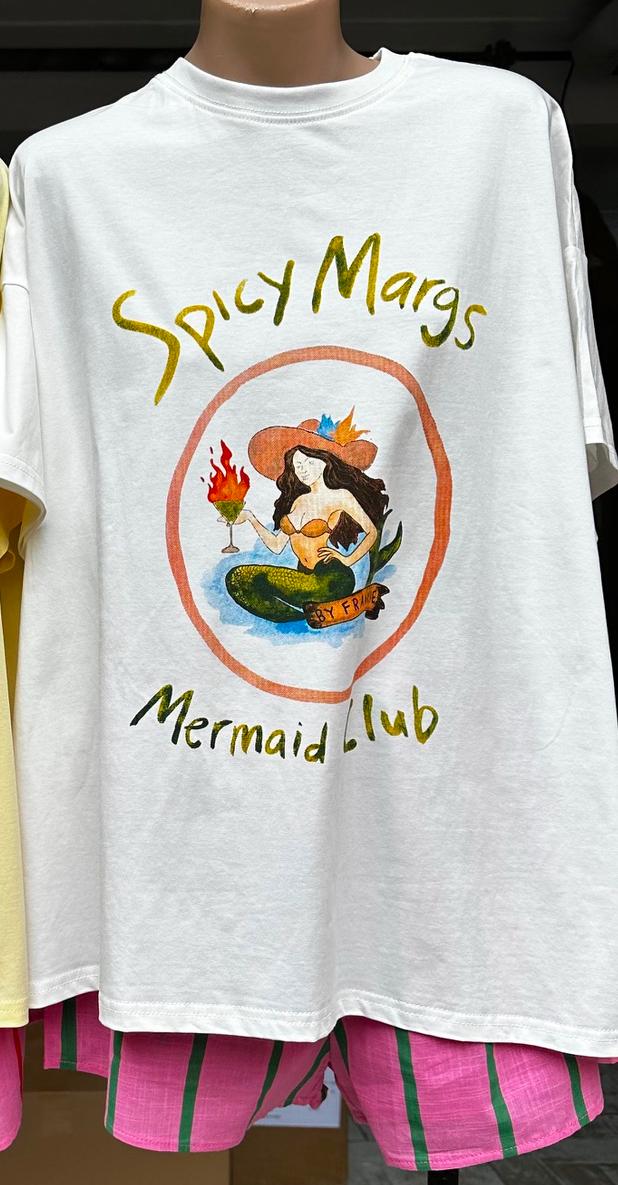 White Mermaid Club Tshirt Set - Sare StoreBy FrankieSet