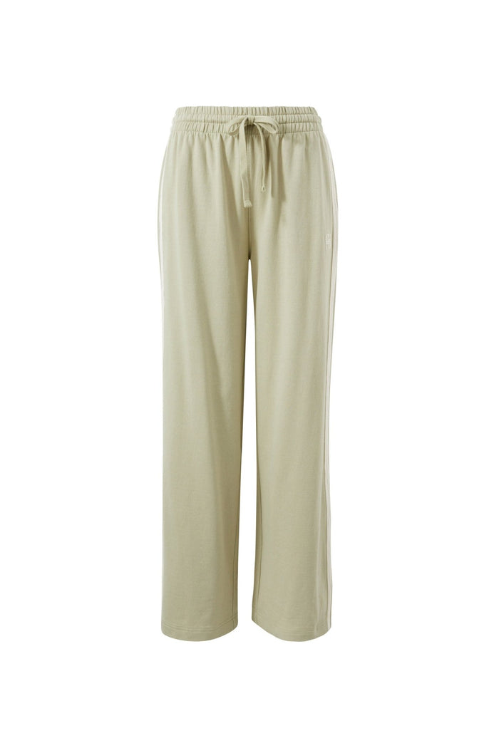 Wide Leg Terry Trackpant - Matcha Side Stripe - Sare StoreCeres LifeTrackpants