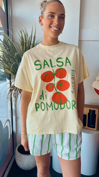 Yellow Pomodoro Tshirt Set - Sare StoreBy FrankieSet