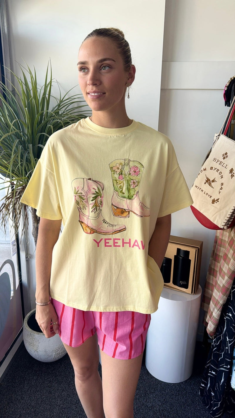 Yellow Yeehaw Tshirt Set - Sare StoreBy FrankieSet