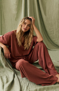 Zarelle Collared - Cocoa Knit - Sare StoreCartel & WillowTops