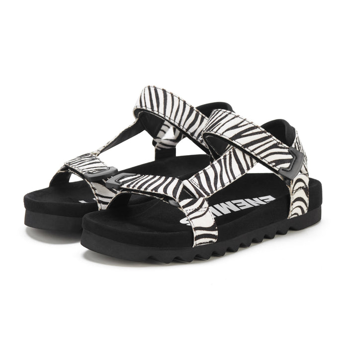 Zebra Sandal Tooth Wedge - Sare StoreRollie NationShoes